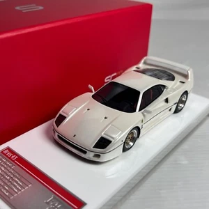 1/43 SCM Model Classic Ferrari F40 Pearl White BBS Ver Ltd 25 pcs CM610S - Picture 1 of 3
