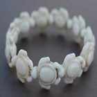 Fashion natural white turtle-shaped turquoise bracelet Gift Thanksgiving Day