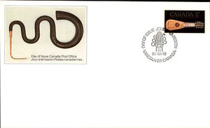 CANADA 1. Day of Issue Cover Brief FDC Cancel Vancouver 17 Cent Musikinstrument - Bild 1 von 1