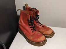 Doc Dr Martens Pascal Red Leather 1460 Boots UK 5 / US Womens 7