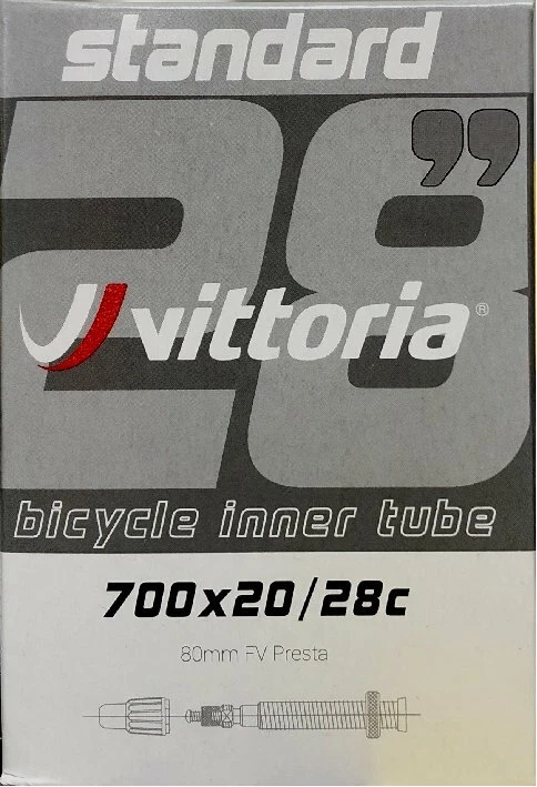 Tubi butile standard Vittoria 700 x 20-28 80 mm  - Immagine 1 di 1