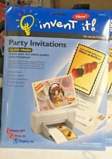 INVENT IT PARTY INVITATIONS GLOSS FINISH 1 pack 20 Total