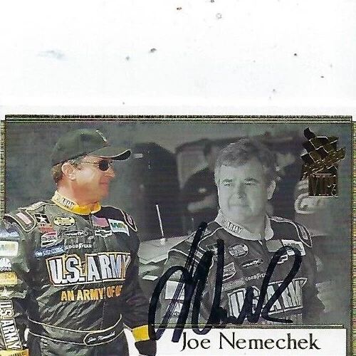 JOE NEMECHEK SIGNED 2006 PRESS PASS VIP #20 - NASCAR - Image 1 of 1