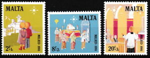 Malta - Weihnachten Satz postfrisch 1981 Mi. 652-654