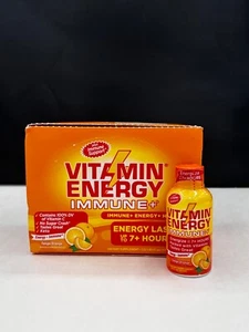 Vitamin Energy Immune+ Shot 7hrs Energy Tango Orange, 1.93 Fl.Oz (12 PACK) - Picture 1 of 4