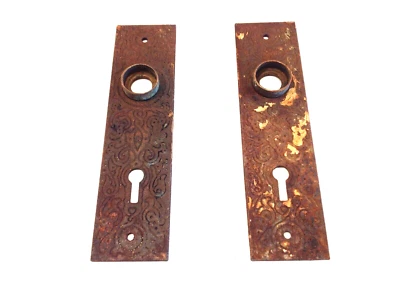 古董别墅设计装饰铁门板Escutcheons建筑救助 — 第 1/4 张图片