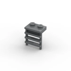 Lego 4x Leiter 1x2 2x2 ladder 4175 dunkelgrau dark bluish gray - Picture 1 of 1