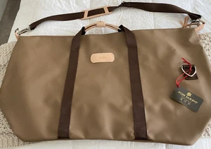 NWT NEW RETAIL $331 Jon Hart Designs WEEKENDER LARGE Duffle, Monogram “JOHN” - Picture 1 of 6