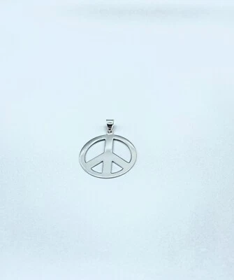 подвески для изготовления ювелирных изделий, 925 пробы знак мира продается за упаковку из 2 - Изображение 1 из 3