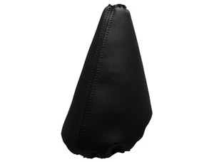 Puntada negra se adapta a Ford Fiesta IV (1996-1999) Freno de mano Gaiter 100 % cuero - Imagen 1 de 1