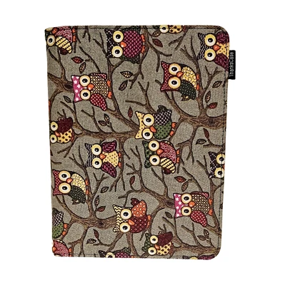 ThanksCase Apple iPad Mini Owl Fabric Case E Reader fits 6" x 7.5" Tablet - Image 1 of 4
