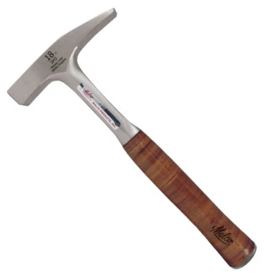 MALCO PRODUCTS Malco Tools SH3 Leather Gripped Sheet Metal Setting Hammer, 18 oz.