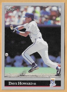 DAVE HOWARD KANSAS CITY ROYALS #4 - LEAF NM-MT 1992 - Bild 1 von 2