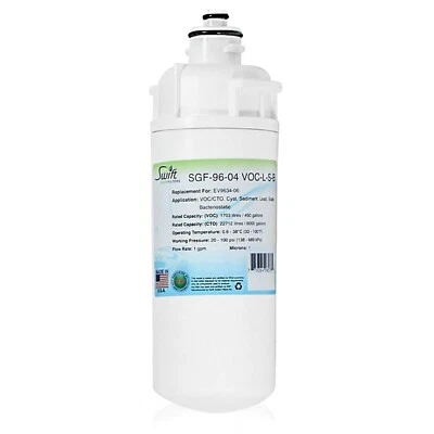 Swift Green SGF-96-04 VOC-L-S-B Replacement water filter for Everpure EV9634-06 - Image 1 of 4