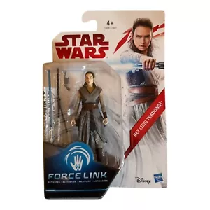 Star Wars Force Link 3.75 Inch Figure Rey Jedi Training - Picture 1 of 2