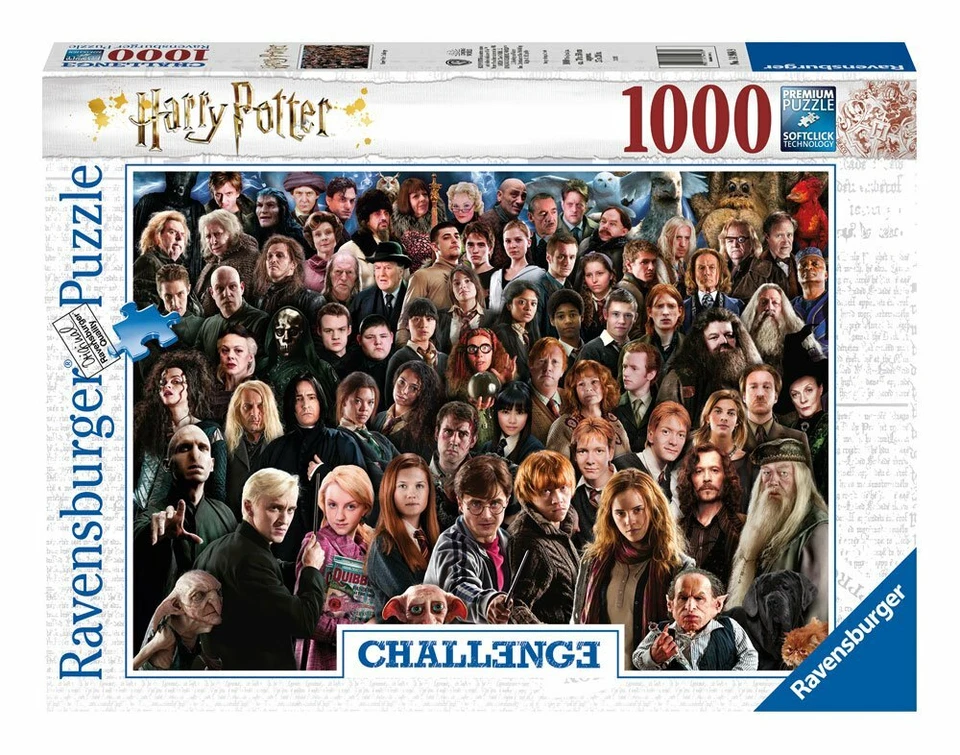 Harry Potter Challenge puzzle Cast (1000 pièces) - Immagine 1 di 1