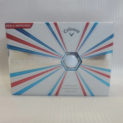 Callaway Supersoft 2016 Caliber Home Loans Golf Balls - White, Pack of 12 New - Image 1 of 4
