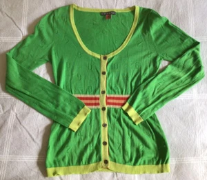 ORLA KIELY - Green Cardigan Size EUR 2 - Picture 1 of 6