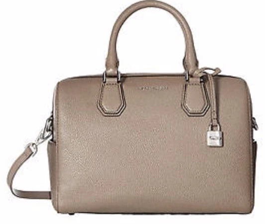 Michael Kors Studio Mercer Medium Leather Duffel Bag 30h6sm9v2l Cinder