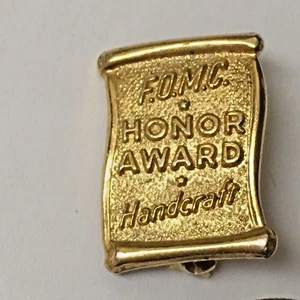 Vintage "F O M C" Handcraft Pin - Picture 1 of 3