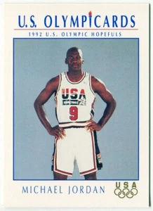 1992 Impel U.S. Olympicards #12 Michael Jordan Team USA / Chicago Bulls - Picture 1 of 2