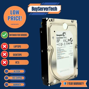 Seagate ST2000NM0023 2TB 7200RPM 6Gb/s 3.5" SAS HDD | Constellation ES.3 | 1 Yr - Picture 1 of 4