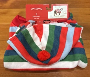 Wondershop Pet Hoodie L Stripe Pullover Dog Cat - Picture 1 of 5