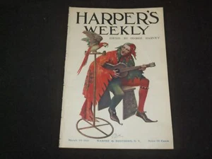 1913 MARCH 29 HARPER'S WEEKLY MAGAZINE - NEW ADMINISTRATION AND CHINA - ST 6382 - Imagen 1 de 6