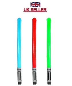 Inflatable Light Stick 90cm Blow Up Party Wars Fancy Dress Accessory Saber Toy - Picture 1 of 8