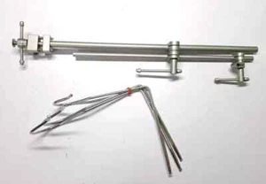 Retractor de hígado laparoscópico Nathanson con 3 ganchos conjunto de instrumentos quirúrgicos - Imagen 1 de 6