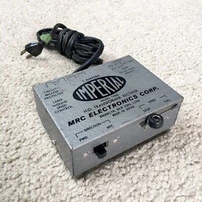 Vintage MRC Imperial HO Transformer Rectifier Model T1000 - Model Railroad Rare! - Image 1 of 4