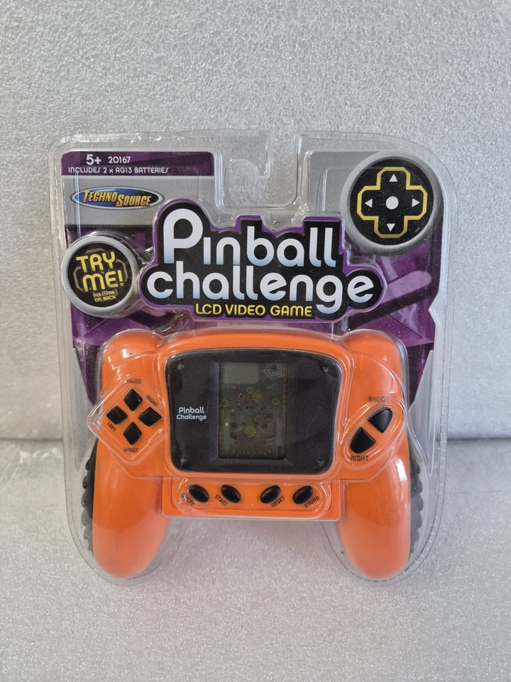 ЗАПЕЧАТАННЫЙ НЕРАСПЕЧАТАННЫЙ Techno Source ПИНБОЛ ВЫЗОВ Как Новая Игрушка Винтажная Игра - Изображение 1 из 4