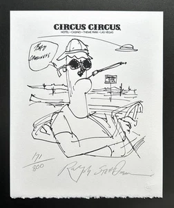 Ralph Steadman "Barstow City Limits" - Signed - Lt Ed Print #171 of 800 - Picture 1 of 1