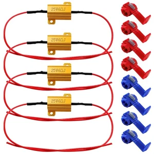 4 Stücke 25W 6Ohm Lastwiderstand Widerstand für Auto LED SMD Blinker Fehlerco... - Bild 1 von 6