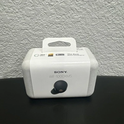 Sony WF-1000XM5 Truly Wireless Noise Canceling Earbuds Black (New & Sealed) - Image 1 of 2
