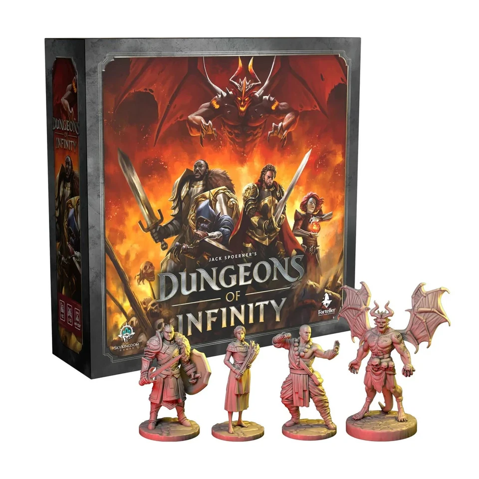 Dungeons of Infinity Deluxe Game - Board Game - Sky Kingdom Games - Brand New - Image 1 of 1