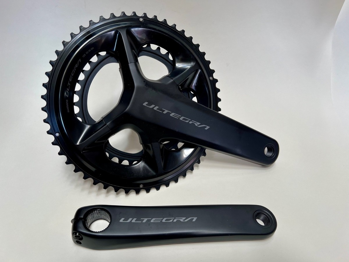 Ultegra R8000 パワメ付き(ジャイアント)172.5 52/36T Shimano Ultegra FC-R8000 Crankset - 172.5mm, 11-Speed, 52