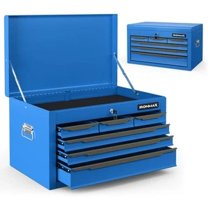 24" Tool Chest Case Steel Tool Box w/ 6 Drawers Top Storage Automatic Lock - Picture 1 of 10