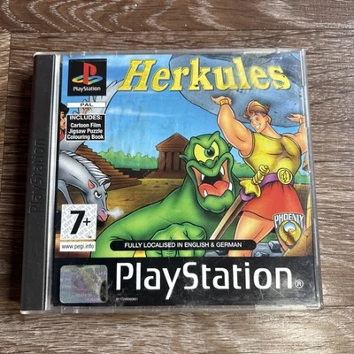 ULTRA RARE  Herkules PlayStation 1 PS1 Game  Complete with manual PAL  - Image 1 of 4