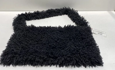 Steve Madden Stevie Mac Women's Black Faux Fur Shoulder Bag/Tote Large - Image 1 of 4