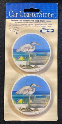 Portavasos Car CoasterStone Protect (paquete de 2) y mantenerlos limpios Foto 1 de 2