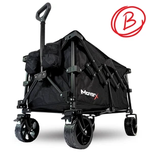 MoverX Chariot de Camping Pliable 120L Festival Pêche NEUF | GRADE B - Photo 1/11