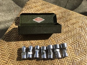 Juego de enchufes flexibles giratorios universales vintage S-K Tools 3/8" Drive SAE 7 piezas con caja EE. UU. - Imagen 1 de 11
