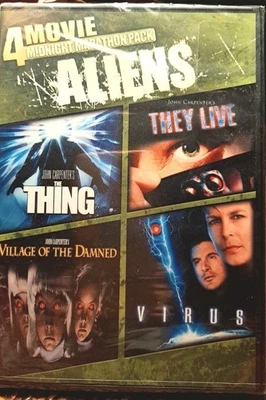 The Thing, They Live, Village of the Damned, Virus NEW - 4 Films (DVD, 2014) - Image 1 of 2
