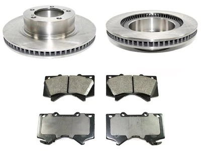 Комплект переднего тормозного колодки и ротора для Toyota Tundra 2007-2021 годов выпуска 24399SSGF 2012 2013 годов выпуска - Изображение 1 из 2