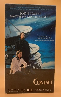 Contact VHS 1997 Jodie Foster Matthew McConaughey **Buy 2 Get 1 Free** - Image 1 of 3