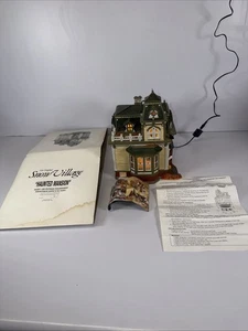 Department 56 Haunted Mansion Snow Village w/ Projection 54935 Halloween 1998 - Picture 1 of 12
