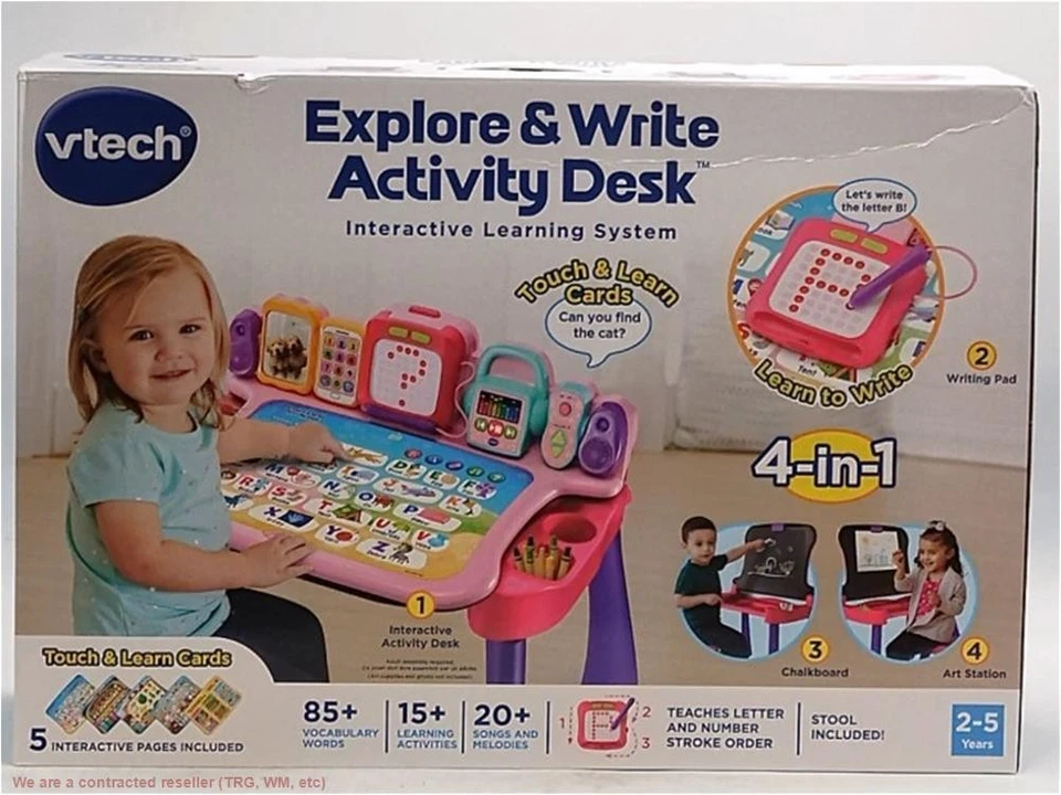 VTech Explore and Write Activity Desk - Pink - SEE DETAILS - Image 1 of 3