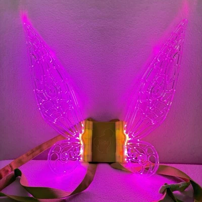 Tinkerbell 14” inch Light Up Fairy Glow Wings Costume Disney Tested Batt Incl - Image 1 of 4