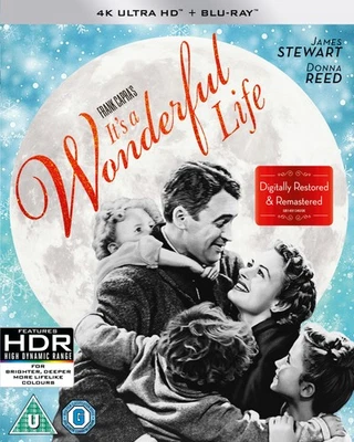 It's a Wonderful Life (4K UHD Blu-ray) Ward Bond H.B. Warner (UK IMPORT) - Image 1 of 2